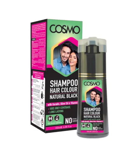 Cosmo Black Hair Color Shampoo