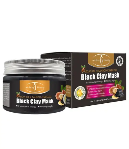 Aichun Beauty Argan Oil and Bamboo Charcoal Black Clay Mask