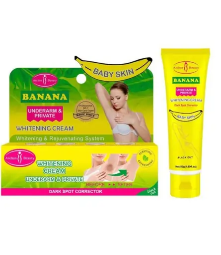 Aichun Beauty Banana Milk Underarm Private Whitening Cream